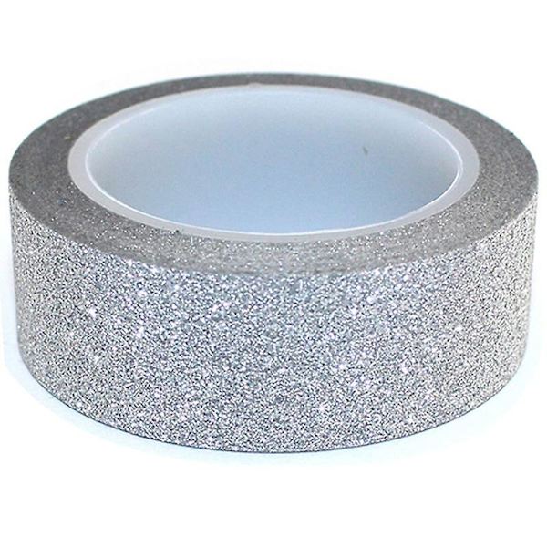 1,5 cm x 10 m Glitter Sparkle Washi-teippa, Itseliimautuva, Scrapbooking, Käsityö, DIY-setti