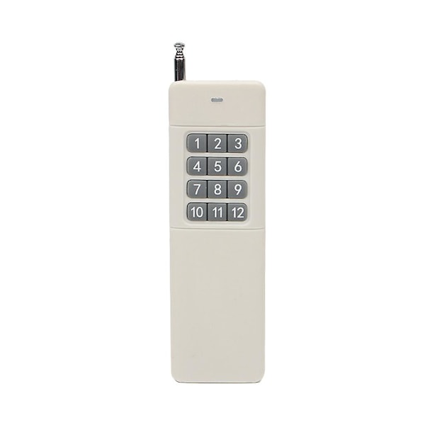3000m Lång Räckvidd Hög Effekt 1/2/4/6/8/12ch RF Fjärrkontroll Sändare 433 Mhz