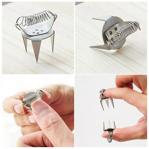 Keramik Glaze Værktøjer Fingertip Dip Glaze Clip Rustfrit Stål Glaze Clip DIY Tekop Keramik Farvning og Glasering Værktøj