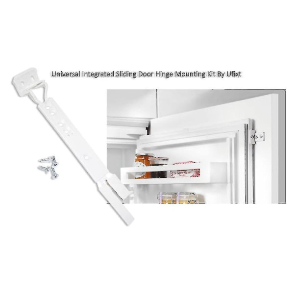 2 stk. Universal Integrert Skyvedørs Hengsel Monteringssett TAO