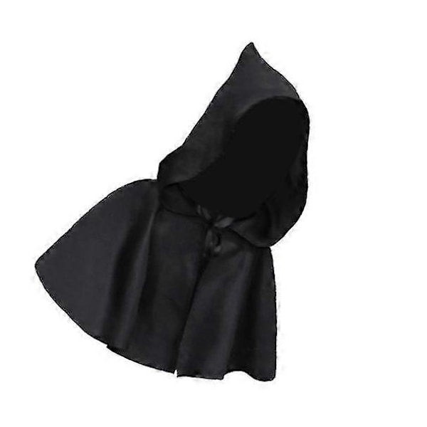 Trollkarlsskjorta Cosplay Skjorta Svart Skjorta Kostym Skjorta Vuxen Svart Skjorta Cosplay Dekoration Rekvisita