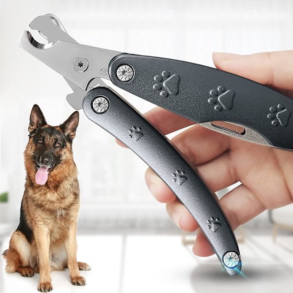 Bedste Hunde Negleklipper til Angstfølsomme Hunde, Stille Skarpest Glatteste Hunde Negleklippere til XL, Mellemsstore og Små Racer, Robust Metal Hund