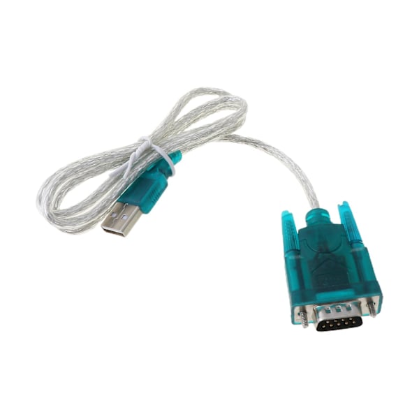 Svart USB til RS232 RS-232 (DB9) Seriell Kabel Standard Adapter Konverter for PC