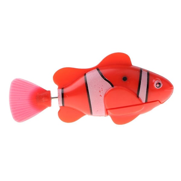 Electric Robot Swimming Fish Clownfish Water Toy Aquarium Decor Clownfish A