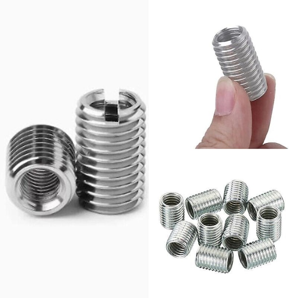 10 stk M10 til M8 gjengeadapterhylse reduserende mutter 10 mm skrue