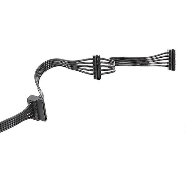 6-Pin Han til SATAX3 Strømforsyningssplitterkabel til Corsair RM RMX Modulars