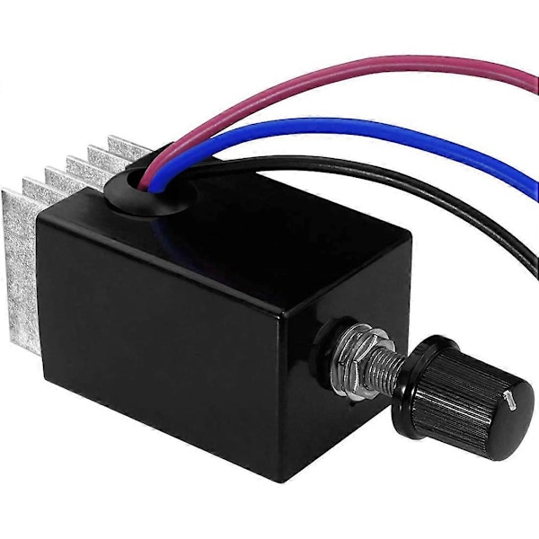 1st Motorhastighetsregulator DC 12V/24V 10 A Motorhastighetsstyrenhet Växel för Bil Lastbil Fläkt Värmeapparatstyrning