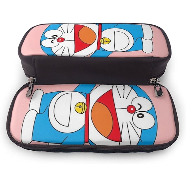Doraemon Nahkainen Kynäkotelo Kynäkotelo Kirjatarvikepussi Toimisto Kannettava Säilytyslaatikko Kosmetiikkalaatikko Kansio bd005194
