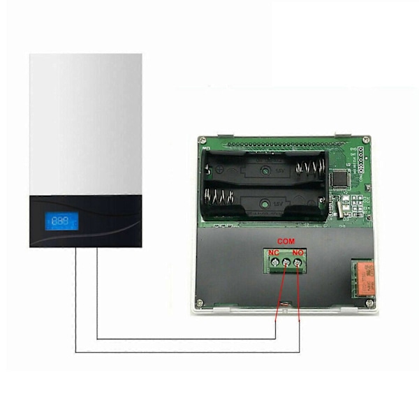 LCD Digital Rumtermostat Rumtermostat Gulvvarme Væghvarme KIT