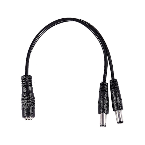 5,5x2,1mm 1 til 2 M/F DC Strømsdeler Kabel til Sikkerhed CCTV Kamera-D8