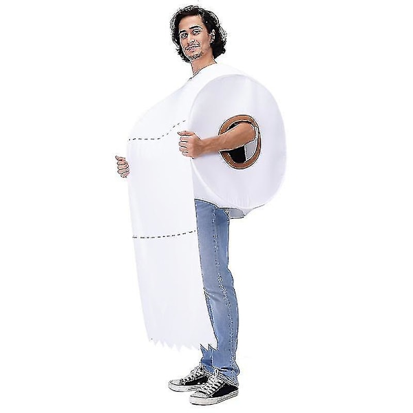 Gigant Toiletpapir Rulle Halloween Kostume Til Voksne