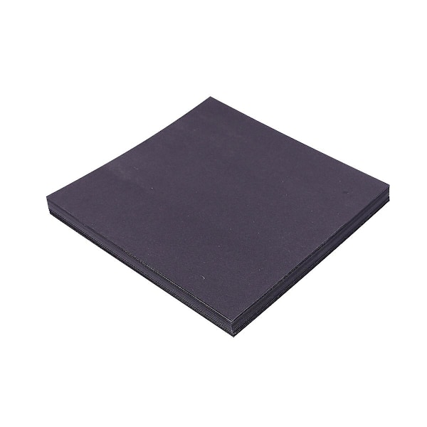 100 st svart origamipapper, kvadratiska vikpapper, DIY-hantverk, papper för papperskranar, pappersklipp