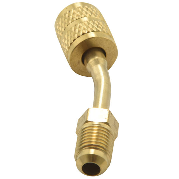 4-pakks R410a Adapter Lading Vakuumport Adapter Messing Konverter Med Tøffel 5/16 Tommer Sae Hunn