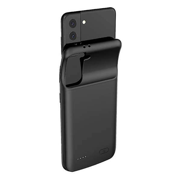 6000mAh Laddningsbart Utökat Batteriladdningsfodral för Samsung Galaxy S21+ med TPU-ram