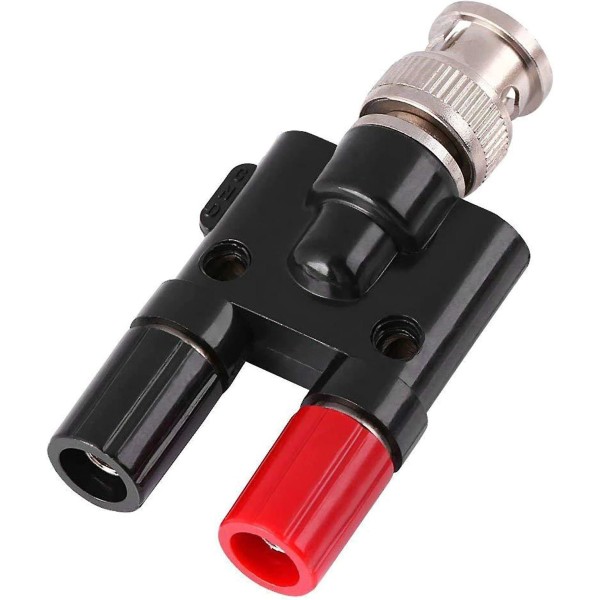 BNC Banan til To 4mm Banan Hunn/Hann Koaksial Kontakt BNC Type 3-veis Splitter RF-Adapter Bnc Koaksial Kontakt
