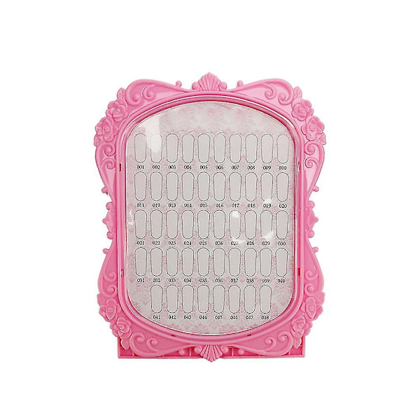 Professional Salon Quality Nail Design, Nail Polish Color Card, Two-sided Dustproof Display Board