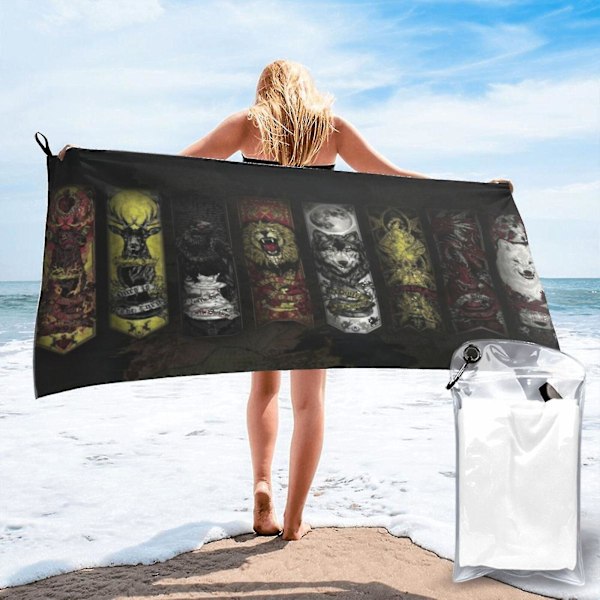 s4419 Game of Thrones Microfiber Beach Towel Oversized Lightweight Quick Dry Sand Free Large Towels MMgO4419