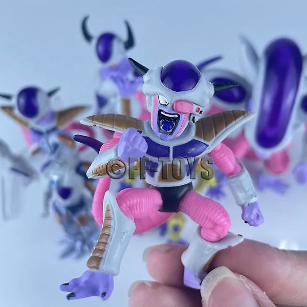 8 stk/sett Dragon Ball Z Frieza Figur Friezer Tredje Form Figur Pvc Actionfigurer Samling Modell Lekegaver