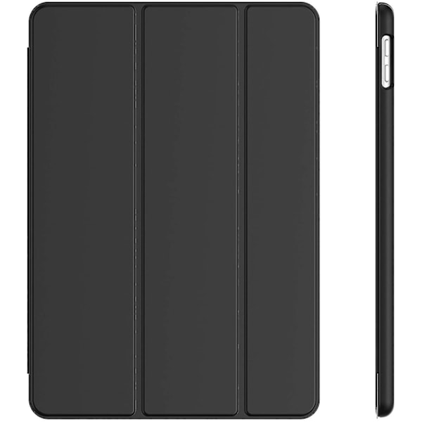 Etui for iPad 10,2 tommer (2021/2020/2019 modell, 9/8/7 generasjon), automatisk vekke/sovedeksel, svart