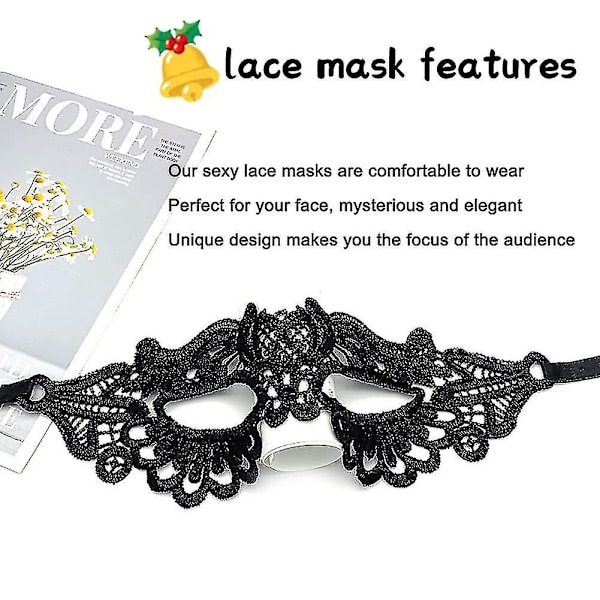 Dame Lace Venetian Maskerade Maske Sexy Venetian Maskerade Karneval Party Ball Ansigt Maskerade Maske