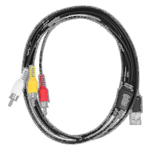 3 RCA till USB-kabel