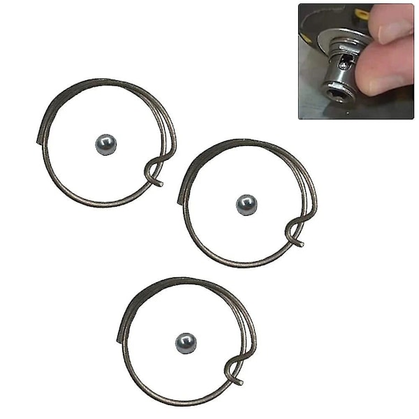 3st Fjäderkula För DEWALT 20V Slagskruvdragare N078434 N089668 Slagskruvdragare Reparation DCF885 DCF886 DCF887 DCF836 Fjäderstål Kula