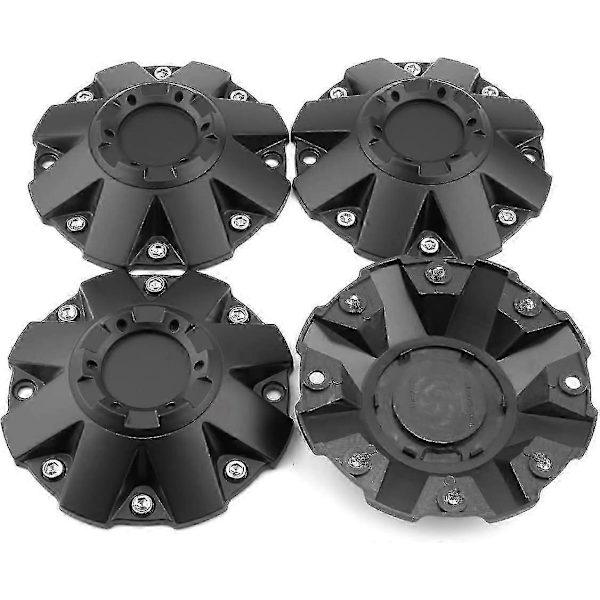 Mkk 180mm 7.09in Pyörän Keskikupit C806805-1 C108015-16b01 C806806 Pyörän Keskikupuihin, 4 kpl Musta Keskikannen Vaihto