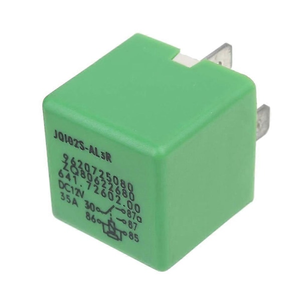 2X 12V 35A 5 Ben Køleradiator Blæser Relæ Grøn 6547TX til 206 207 306 307 406 407 807
