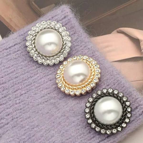 10 stk Perle Klærknapper Skjorteknapper SVART 20MM 10 STK 10 STK svart