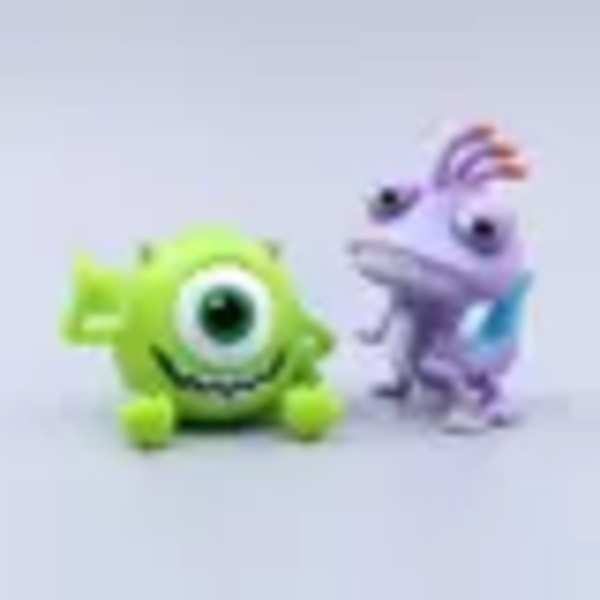 4 st University Monsters Inc Figurer James P. Sullivan Anime Actionfigur Michael Wozosky Randall Boggs Q-version Modellleksaker