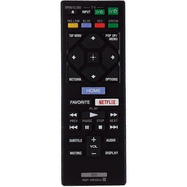 Uusi RMT-VB100U -kaukosäädin Sony Blu-ray DVD-soittimille BDP-S3500 BDP-BX150 BDP-S1500