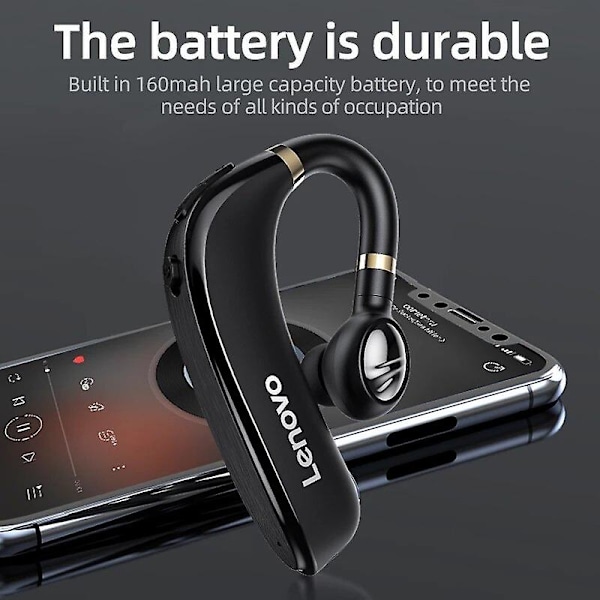 Lenovo Hx106 Trådløse Bluetooth-øretelefoner med mikrofon til opkald