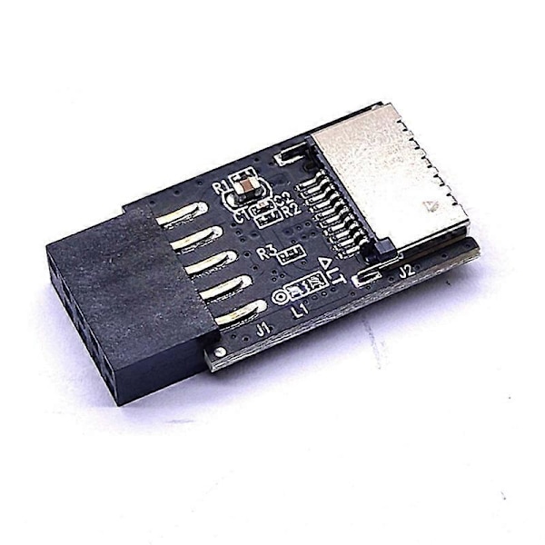 Emolevyn USB2.0 9Pin - TYPE-C A-KEY Etuliitinmuunnin USB3.2 TYPE-E Liitäntäotsikko Ada
