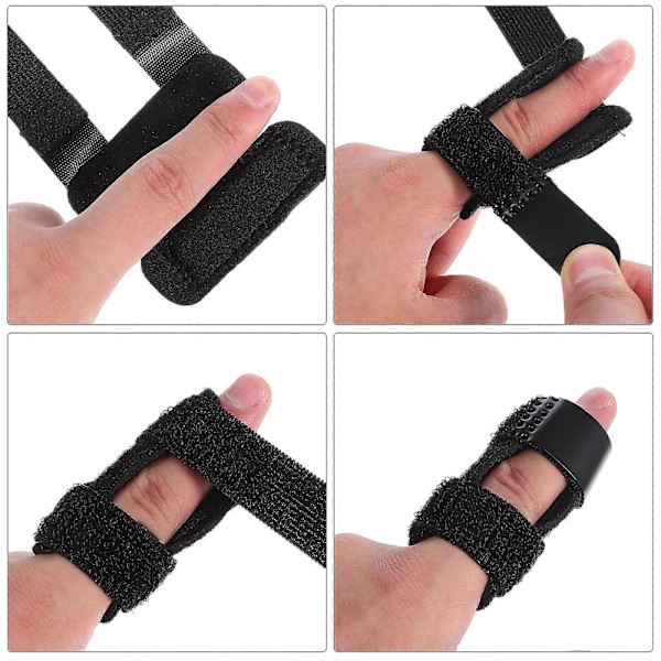 5 stk. Fingerskinner til Triggerfinger Fingerfikseringsstropper Tommelfingerskinner Fingerstøttebøjler