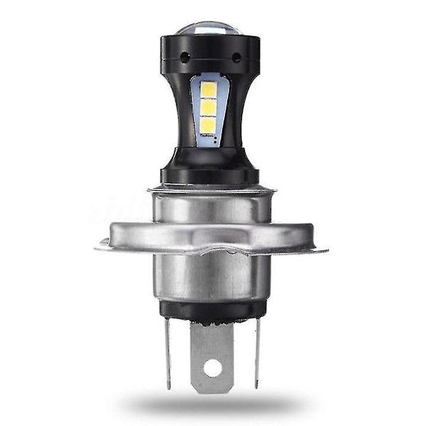 H4 Motorcykel 3030 Led Hi-lo Strålkastare Huvudljus Lampa Glödlampa