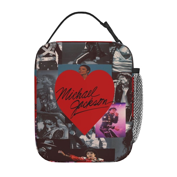 q4418Söt Michael Singger Jack-Son Lunchväska Cartoon Lunchbox Återanvändbar Isolerad Lunchväska Matväska För Skola Kontor Arbete Vandring PicknickstCB5971