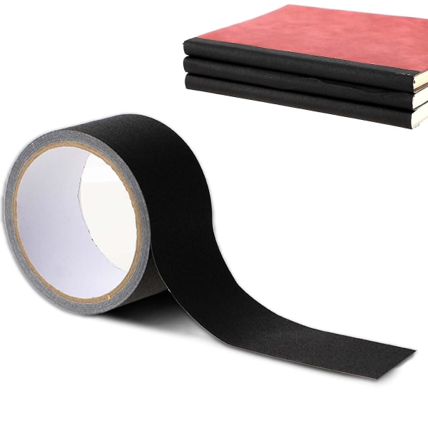 1 Roll Bookbinding Repair Tape 5cm x 20m Black Cloth Tape Book Repair Fabric Tape for Bookbinding Seam Sealing Tape for Old Books Repairing