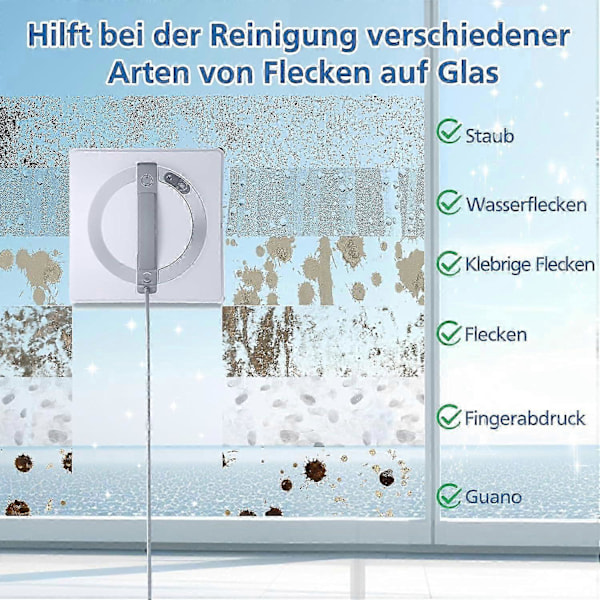 6-pack Rengöringsdynor för Ecovacs Winbot W1 / W1 Pro / W2 / W2 Omni Fönsterrengöringsrobotar, Fönsterrengöringsrobot, Tvättsbara Mikrofiberrengöringsdukar