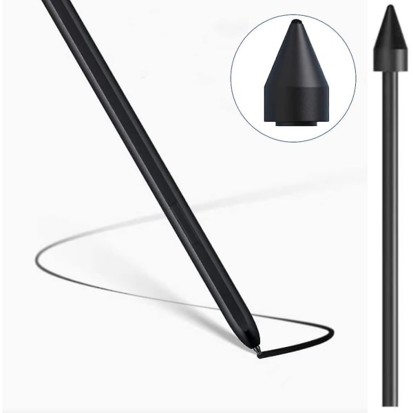 [10 stk] OEM Tab S6 Bløde Spidser, Nibs [0,7 mm] Udskiftning til Samsung Galaxy Tab S6/S6 Lite Stylus S Pen (S6/S6 Lite Sort)