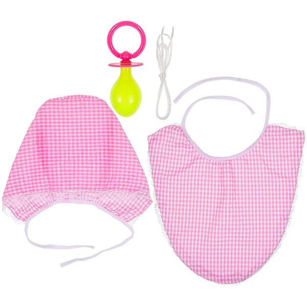 3-pack vuxen nappflaskor docka vuxen barn kostym festklänning vuxna cosplay baby kostym vuxna cosplay set docka festklänning