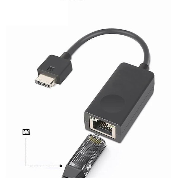 Erstatningskabel Dongle RJ45 Ethernet Adapter til Lenovo Thinkpad X280, X390, X390 Yoga, X395, X1 Yoga