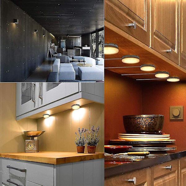 4 st Gx53 LED-lampa 7w 3000k, varmvit, ej dimbar, flimmerfri, ersätter 50w halogen Gx5.3 eller Cfl 9w 13w, 560 lumen, 120