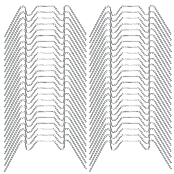 50 st Greenhouse Glasklämmor, Greenhouse W-klämmor Rostfritt Stål Greenhouse Trådklämmor Greenhouse Glasrutor Fästning