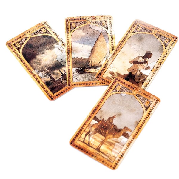 Vanhat Arabian Lenormand Tarot -korttipakan Oracle-kortit