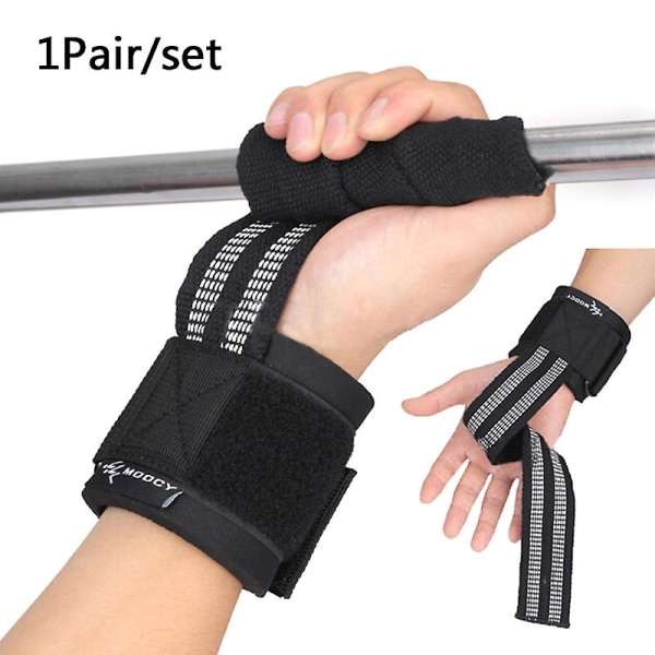 Gym Tyngdlyftsrem Handledsband Halkfritt Booster Band Fitness Bandage Sport