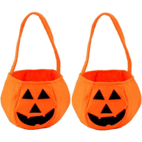 Halloween-kurpitsakassit lapsille Halloween-karkkipusseja 2 kpl Kangaskarkkipusseja Halloweeniin