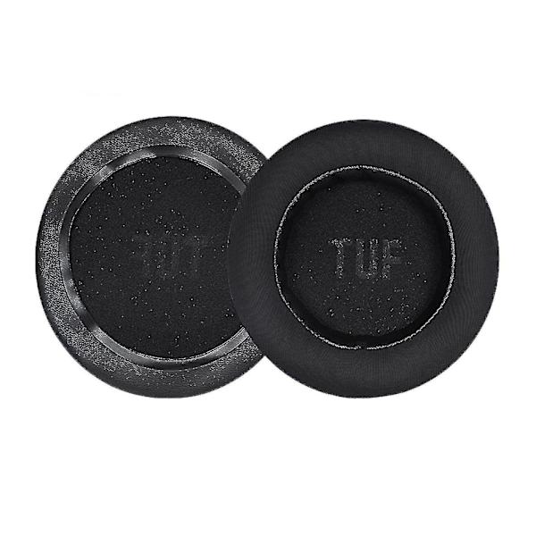 Andningsbara Öronkuddar för Asus Tuf H7 Spelheadset Öronmuffar Runda Öronkoppar