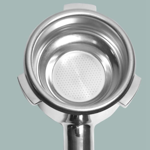 54 mm:n pohjaton portafilteri - Sopii Barista Express, Pro, Press, 1 x suodatinosa (puu)