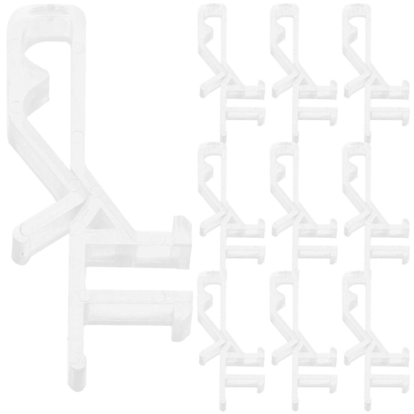 20pcs Blind Clips Valance Baffle Clamps Replaceable Blind Clamps Valance Retainer