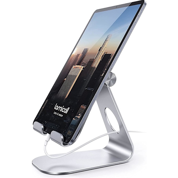 Justerbar Tablettstativ, Tablett Holder: Bordstativ Base Kompatibel Med Tabletter, Som Ipad 2018 Pro 9.7, 10.5, Air Mini 2 3 4, Tilbehør